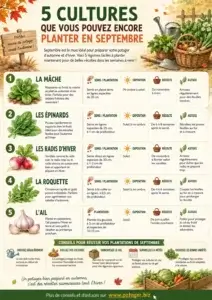 5 cultures que vous pouvez encore planter en septembre