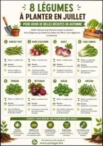 8 légumes à planter fin juillet pour avoir de belles récoltes en automne